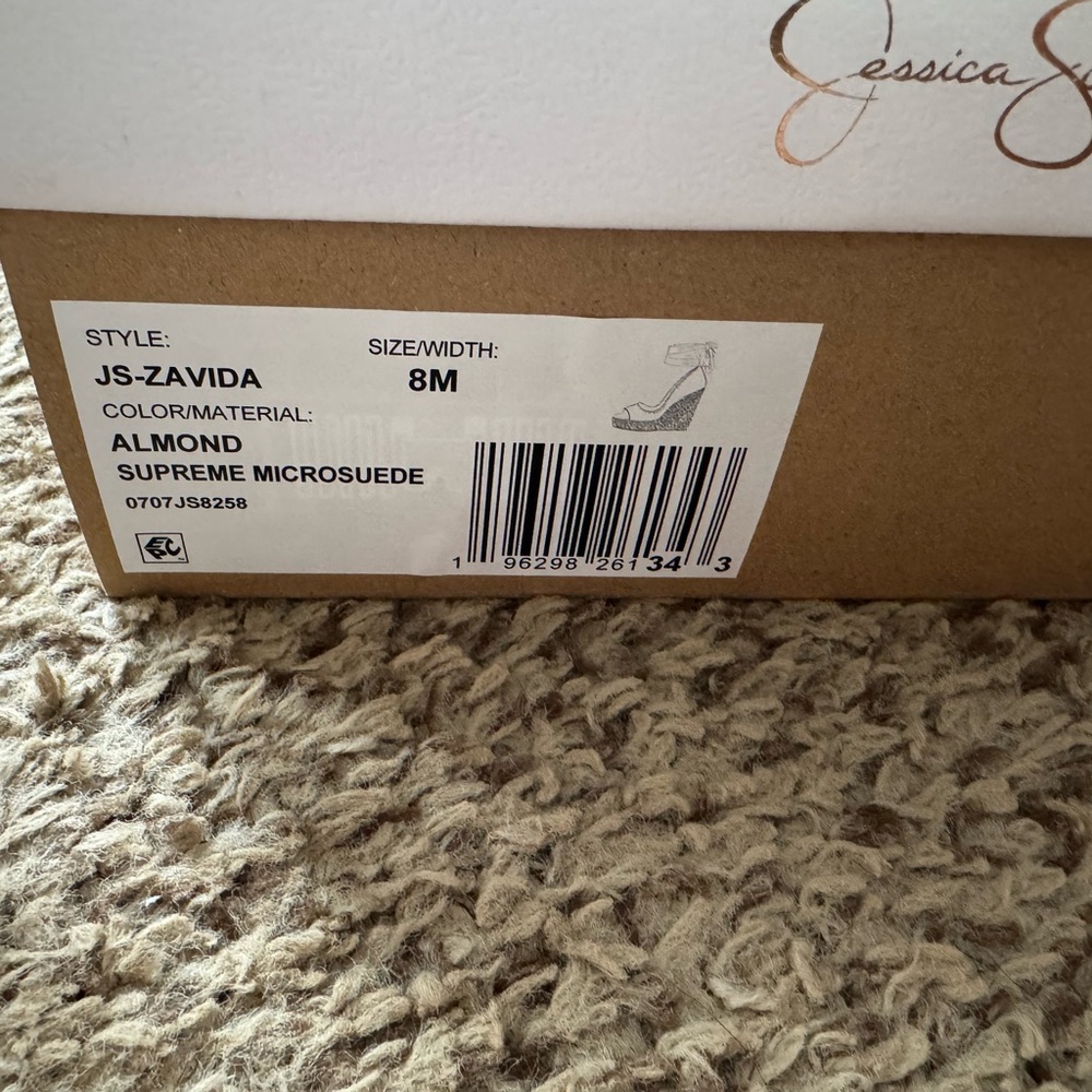 Jessica Simpson Womens Zavida Ankle Strap Wedge Sandals *BRAND NEW* - Picture 3 of 5